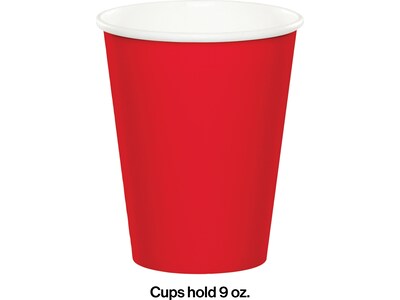 Creative Converting Touch of Color Hot/Cold Paper Cup, 9 z., Classic Red, 72 Cups/Pack (DTC561031BCUP)