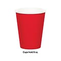 Creative Converting Touch of Color Hot/Cold Paper Cup, 9 z., Classic Red, 72 Cups/Pack (DTC561031BCU