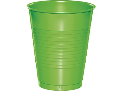 Creative Converting Touch of Color Plastic Cold Cup, 16 Oz., Fresh Lime, 60 Cups/Pack (DTC28312381TU