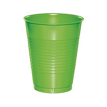 Creative Converting Touch of Color Plastic Cold Cup, 16 Oz., Fresh Lime, 60 Cups/Pack (DTC28312381TU