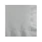 Creative Converting Touch of Color Beverage Napkin, 2-ply, Shimmering Silver, 150 Napkins/Pack (DTC803281BBNAP)