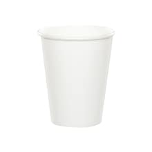 Creative Converting Paper Hot/Cold Cup, 9 Oz., White, 72 Cups/Pack (DTC56000BCUP)