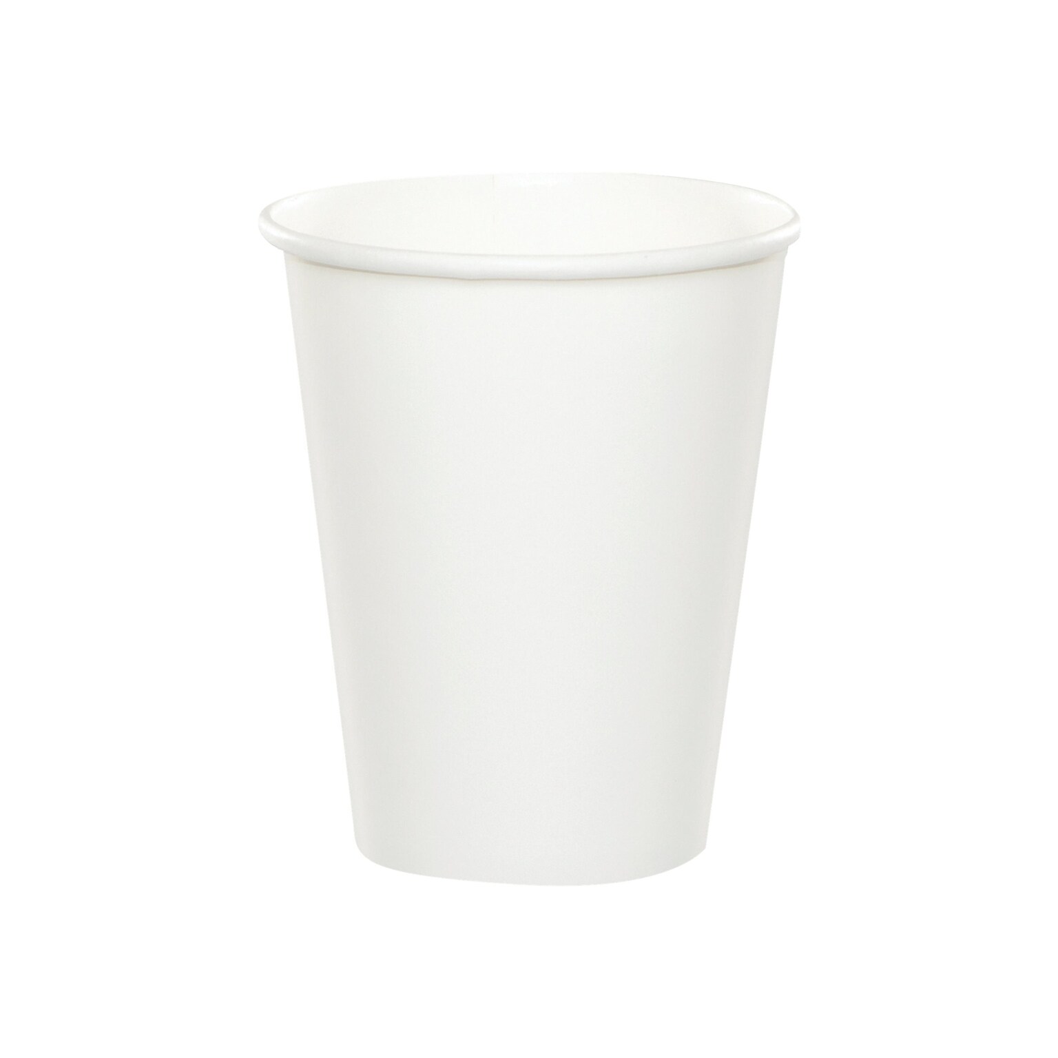 Creative Converting Paper Hot/Cold Cup, 9 Oz., White, 72 Cups/Pack (DTC56000BCUP)