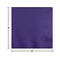 Creative Converting Touch of Color Beverage Napkin, 2-ply, Purple, 150 Napkins/Pack (DTC139371154BNP)