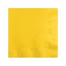 Creative Converting Touch of Color Beverage Napkin, 2-ply, School Bus Yellow, 150 Napkins/Pack (DTC8