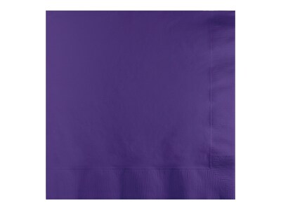 Creative Converting Touch of Color Lunch Napkin, 2-ply, Purple, 150 Napkins/Pack (DTC139371135NAP)