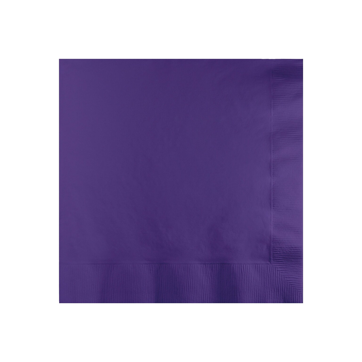 Creative Converting Touch of Color Lunch Napkin, 2-ply, Purple, 150 Napkins/Pack (DTC139371135NAP)