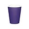 Creative Creative Converting Touch of Color Paper Hot/Cold Cup, 9 Oz., Purple, 72 Cups/Pack (DTC5611