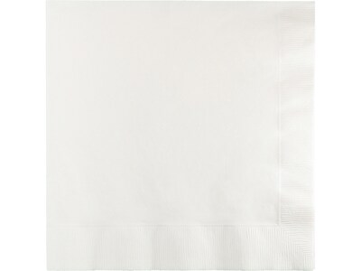 Creative Converting Touch of Color Lunch Napkin, 2-ply, White, 150 Napkins/Pack (DTC139140135NAP)