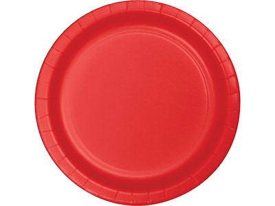 Creative Converting Touch of Color 9 Paper Dinner Plate, Classic Red, 72 Plates/Pack (DTC471031BDPL