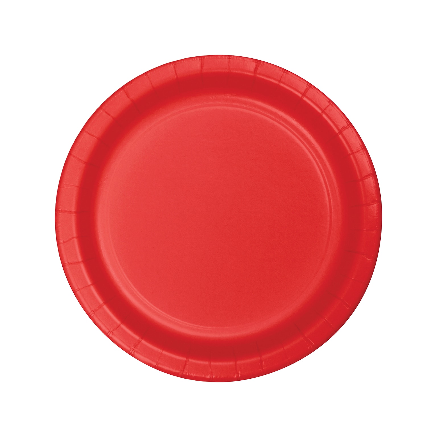 Creative Converting Touch of Color 9 Paper Dinner Plate, Classic Red, 72 Plates/Pack (DTC471031BDPLT)