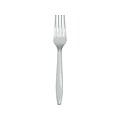 Creative Converting Touch of Color Plastic Fork, Shimmering Silver, 150 Pieces/Pack (DTC010469BFRK)