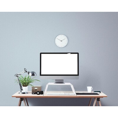 AdirHome Acrylic Monitor Stand, Clear Laptop Riser, Portable TV Screen Tray, Mobile Drawing Table for Bed and Couch