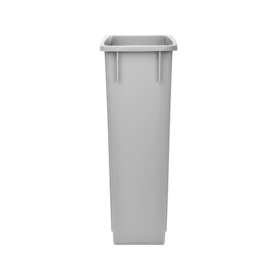 Alpine Industries Plastic Trash Can, 23 Gallon, Gray (ALP477-GRY)