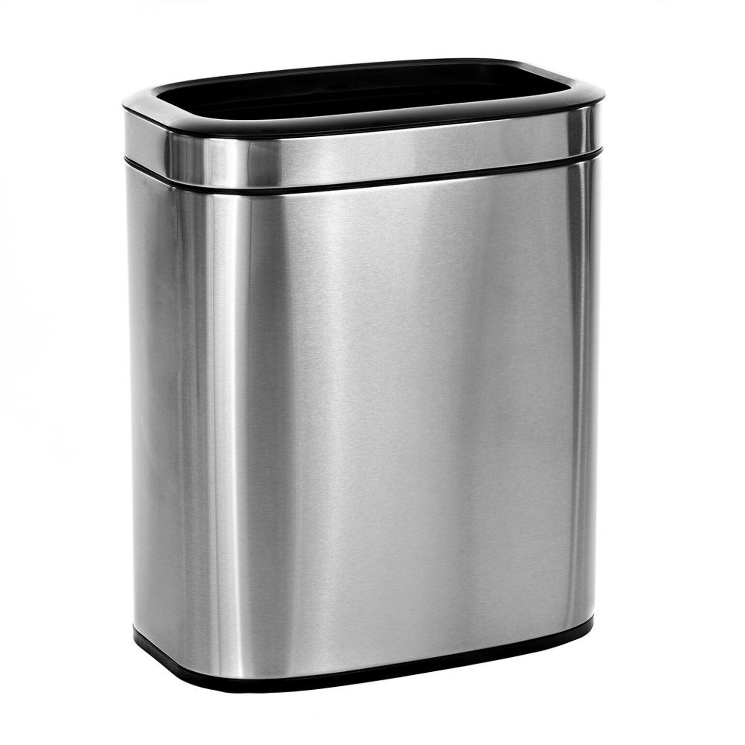 Alpine Industries Stainless Steel Trash Can with Liner, 5.3 Gallon (ALP470-20L)