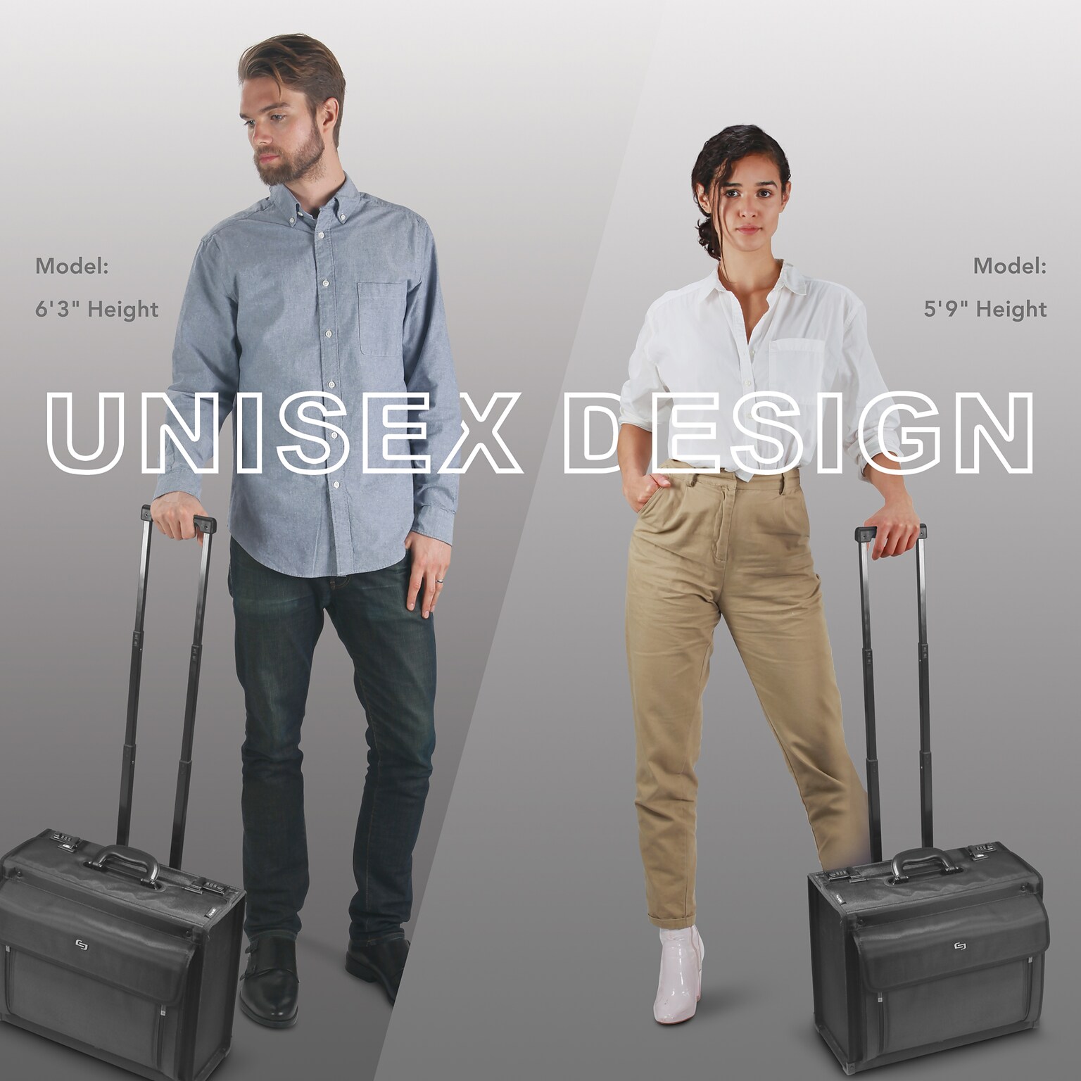 Solo New York Classic Laptop Rolling Briefcase, Black Polyester (PV784