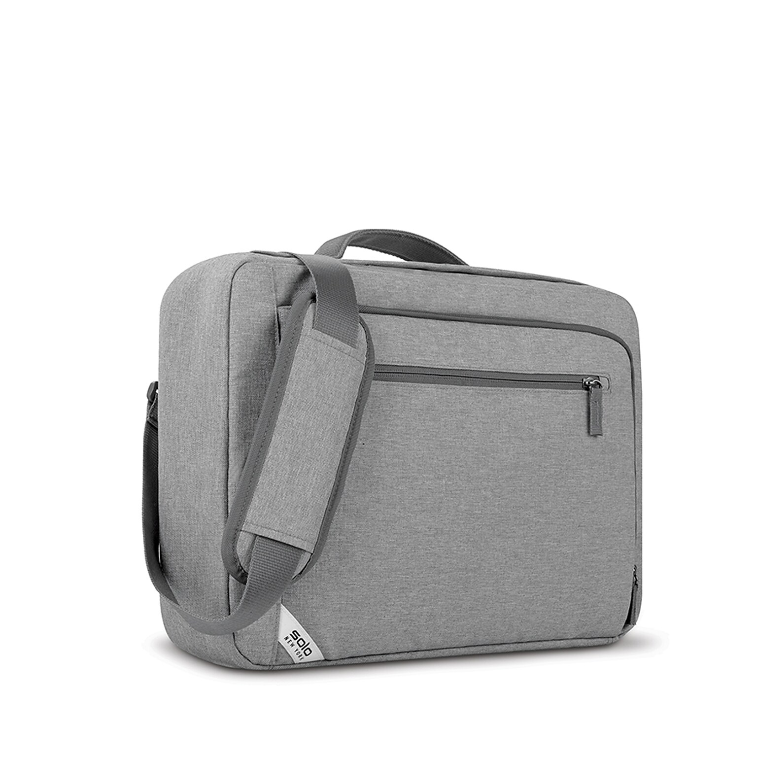 Solo New York Utilize 15.6 Laptop Hybrid Backpack, Heathered Gray Polyester (UBN762-10)