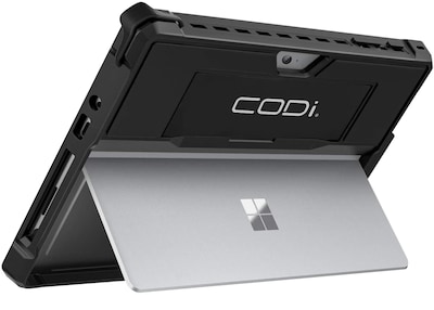 CODi Rugged TPU/Polycarbonate Case for MS Surface Go 1/2/3/4 (Keyboard Compatible), Silver  (C307050