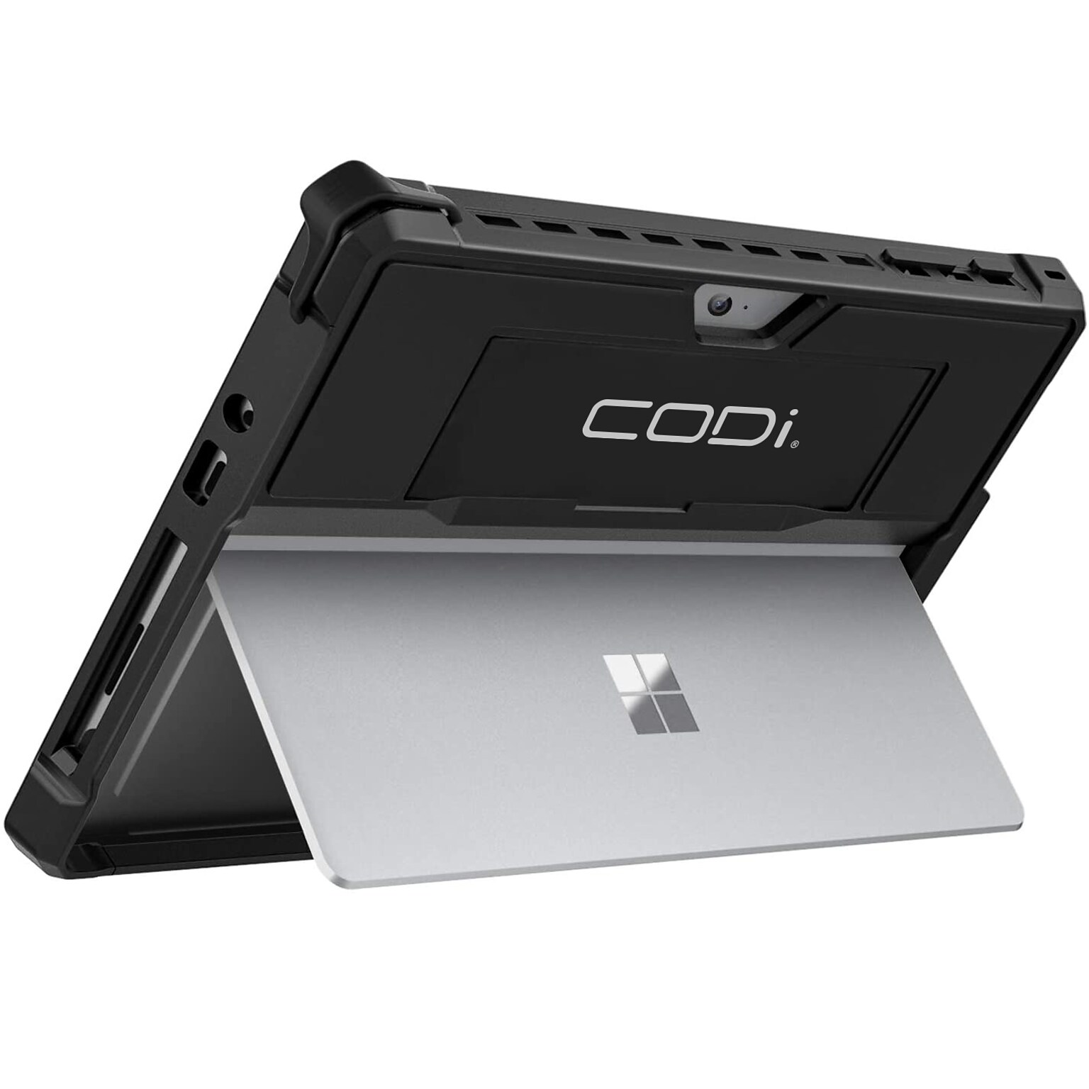 CODi Rugged TPU/Polycarbonate Case for MS Surface Go 1/2/3/4 (Keyboard Compatible), Silver  (C30705052)
