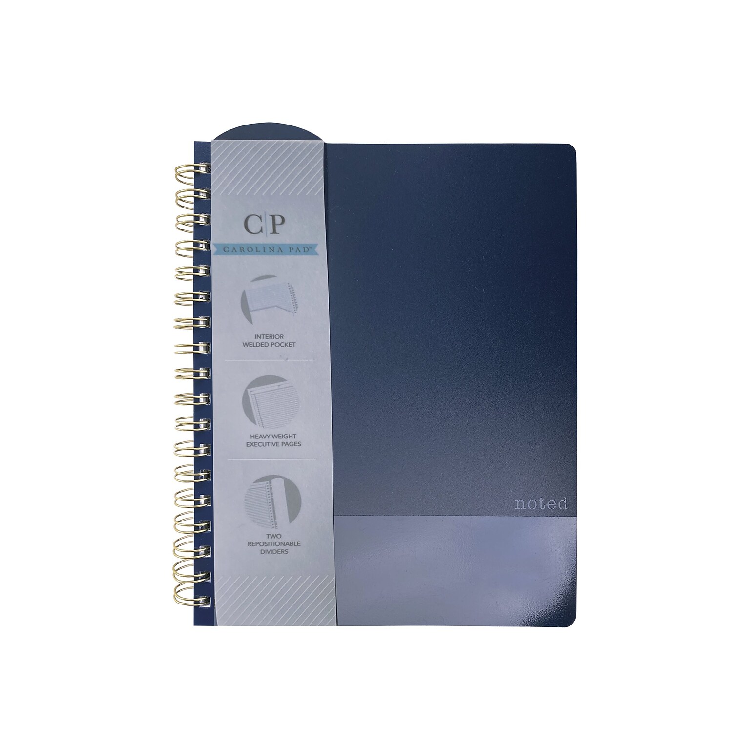 Carolina Pad Professional Notebook, 7.88 x 9.94, Narrow Ruled, 100 Sheets (13054)