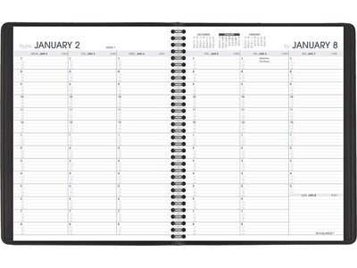 2023 AT-A-GLANCE 7 x 8.75 Weekly Appointment Book Planner, Black (70-951-05-23)
