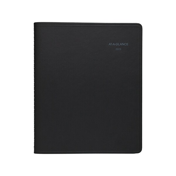 2023 AT-A-GLANCE QuickNotes 8 x 10 Weekly & Monthly Appointment Book Planner, Black (76-01-05-23)