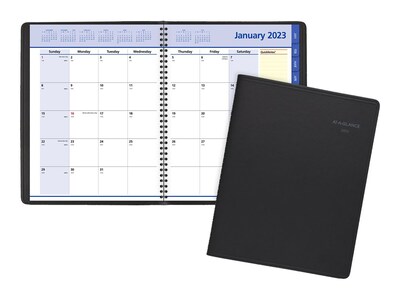 2023 AT-A-GLANCE QuickNotes 8.25" x 11" Monthly Planner, Black (76-06-05-23)