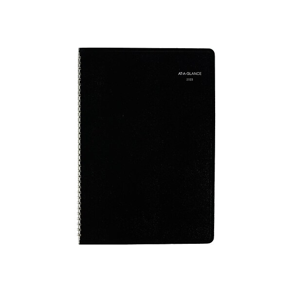 2023 AT-A-GLANCE DayMinder 8 x 12 Monthly Planner, Black (G470-00-23)