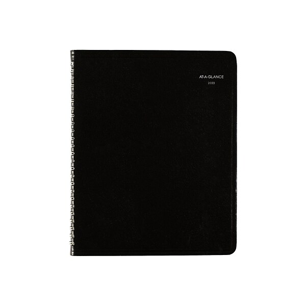 2023 AT-A-GLANCE DayMinder 7 x 8.75 Weekly Planner, Black (G590-00-23)