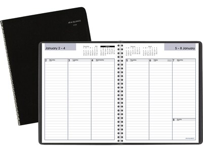 2023 AT-A-GLANCE DayMinder 7" x 8.75" Weekly Planner, Black (G590-00-23)
