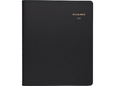 2023 AT-A-GLANCE 8.25 x 11 Weekly Appointment Book Planner, Black (70-950-05-23)