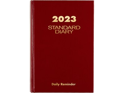 2023 AT-A-GLANCE 5.75 x 8.25 Daily Standard Diary, Red (SD389-13-23)