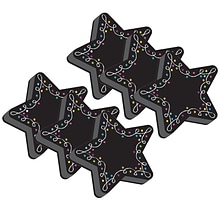 Ashley Productions® Dry Erase Magnetic Whiteboard Erasers, Star Chalk, Pack of 6 (ASH09989-6)