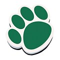 Ashley Productions Magnetic Whiteboard Eraser, Green Paw, Pack of 6 (ASH10001-6)
