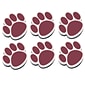 Ashley Productions® Dry Erase Magnetic Whiteboard Erasers, Maroon Paw, Pack of 6 (ASH10012-6)