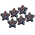 Ashley Dry Erase Magnetic Whiteboard Erasers, Star Dots, Pack of 6 (ASH10026-6)