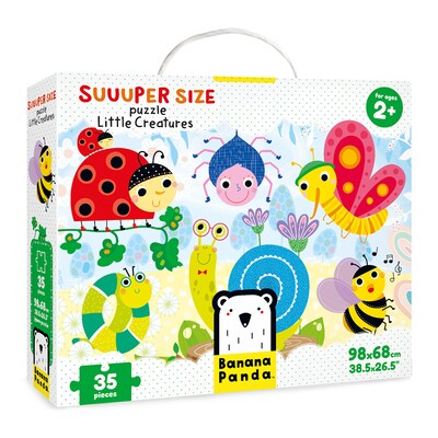 Banana Panda 35-Pieces Suuuper Size Puzzle Little Creatures (BPN33678)