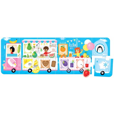 Banana Panda 23-Pieces Make-a-Match Puzzle Food Truck (BPN49045)