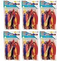 Charles Leonard Duck Quills Feathers, Assorted Colors, 14 Grams Per Bag, 6 Bags (CHL63080-6)