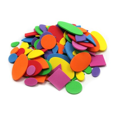 CLI Assorted Foam Shapes, 264/Pack, 12 Packs (CHL70526-12)