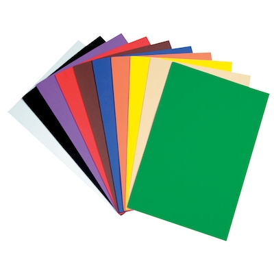 Creativity Street WonderFoam Sheets, 12" x 18", Assorted Colors, 10 Sheets/Pack, 2 Packs (CK-4313-2)