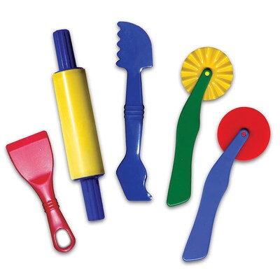 Creativity Street Dough Tools, 5 Assorted Patterns, 5 to 8, 5/Set, 3 Sets (CK-9762-3)