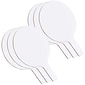 Flipside Products Oval Dry Erase Answer Paddles, 7" x 12", Pack of 6 (FLP10032-6)