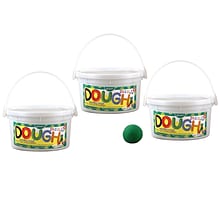 Hygloss® Dazzlin Dough, Green, 3 lb. Tub, Pack of 3 (HYG48302-3)