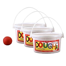 Hygloss Scented Dazzlin’ Dough, Red (Watermelon), 3 lb. Tub, Pack of 3 (HYG49301-3)