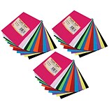 Hygloss® Craft Felt Sheets, 9 x 12, Assorted Colors, 12 Sheets Per Pack, 3 Packs (HYG8312-3)