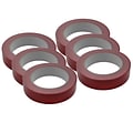 Martin Sports Floor Marking Tape, Red, 6 Rolls (MASFT136RED-6)