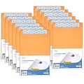 Mead Press-It Seal-It Envelopes, 9 x 12, Brown, 5/Box, 12 Boxes (MEA76080-12)