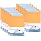 Mead Press-It Seal-It Envelopes, 10" x 13", Brown, 4/Box, 12 Boxes (MEA76082-12)