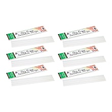 Pacon Dry Erase Sentence Strips, 3 x 12, White, 30 Per Pack, 6 Packs (PAC5187-6)